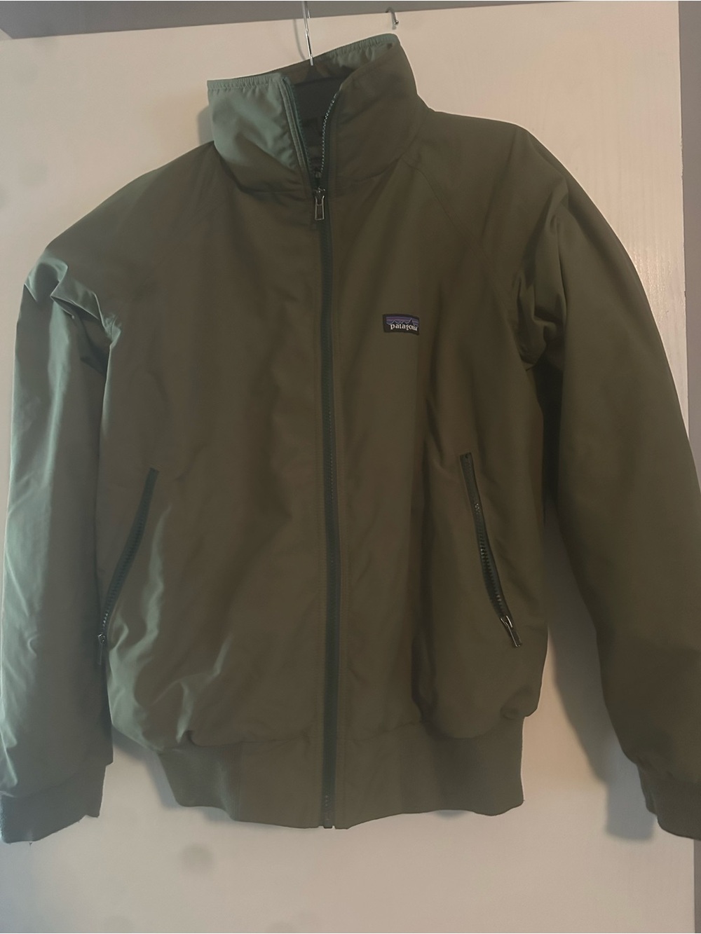 Patagonia Olive Green Bomber Jacket